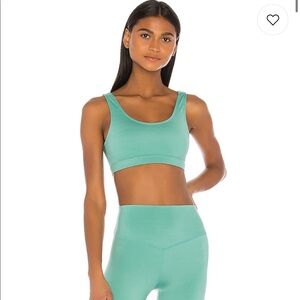 NEW Revolve LoveWave sage green sports yoga bra